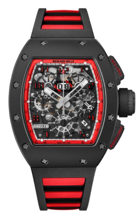 Replica Richard Mille RM 011 Automatic Chronograph Felipe Massa Red Watch